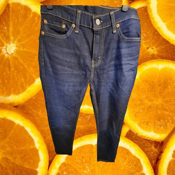 Levi's 511 Blue Slightly‎ Distressed Jeans Size 30x32 - Picture 2 of 4